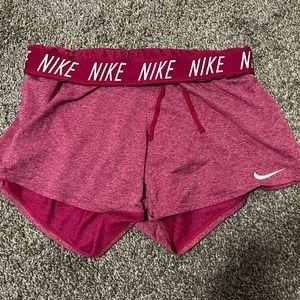 Heather Pink Nike Shorts